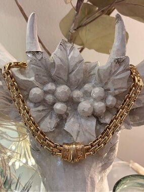 Gold-Tone Double Link Chain Necklace - Women Jewelry